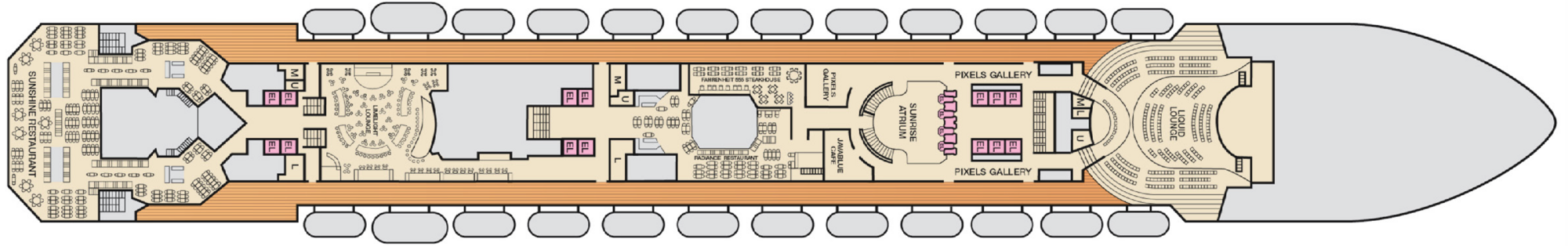 Deck 4 - Atlantic plan